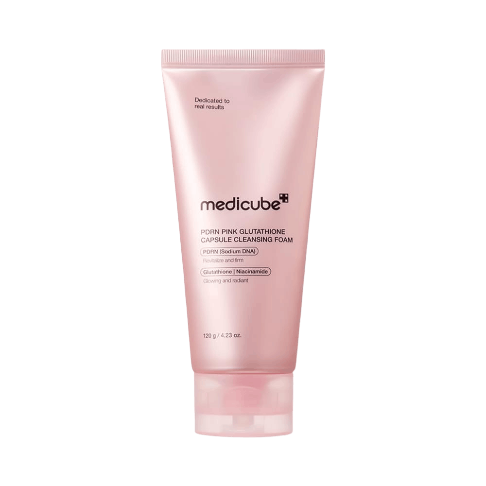 MEDICUBE PDRN PINK GLUTATHIONE CAPSULE CLEANSING FOAM УМЫВАШКА ДЛЯ ЛИЦА 